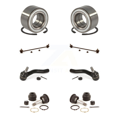 Bearing Lower Ball Joint Outer Tie Rod & Link Front Kit (8Pc) For Toyota Yaris C