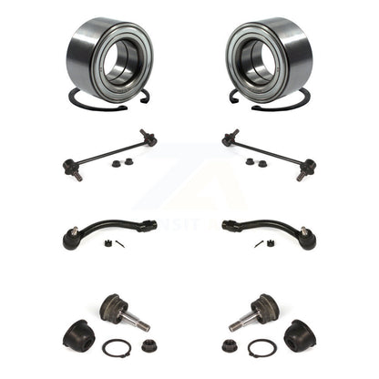 Bearing Lower Ball Joint Outer Tie Rod Link Front Kit (8Pc) For Hyundai Elantra