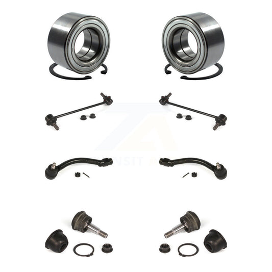 Bearing Lower Ball Joint Outer Tie Rod Link Front Kit (8Pc) For Hyundai Elantra