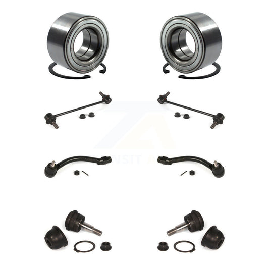 Bearing Lower Ball Joint Outer Tie Rod Link Front Kit (8Pc) For Hyundai Elantra