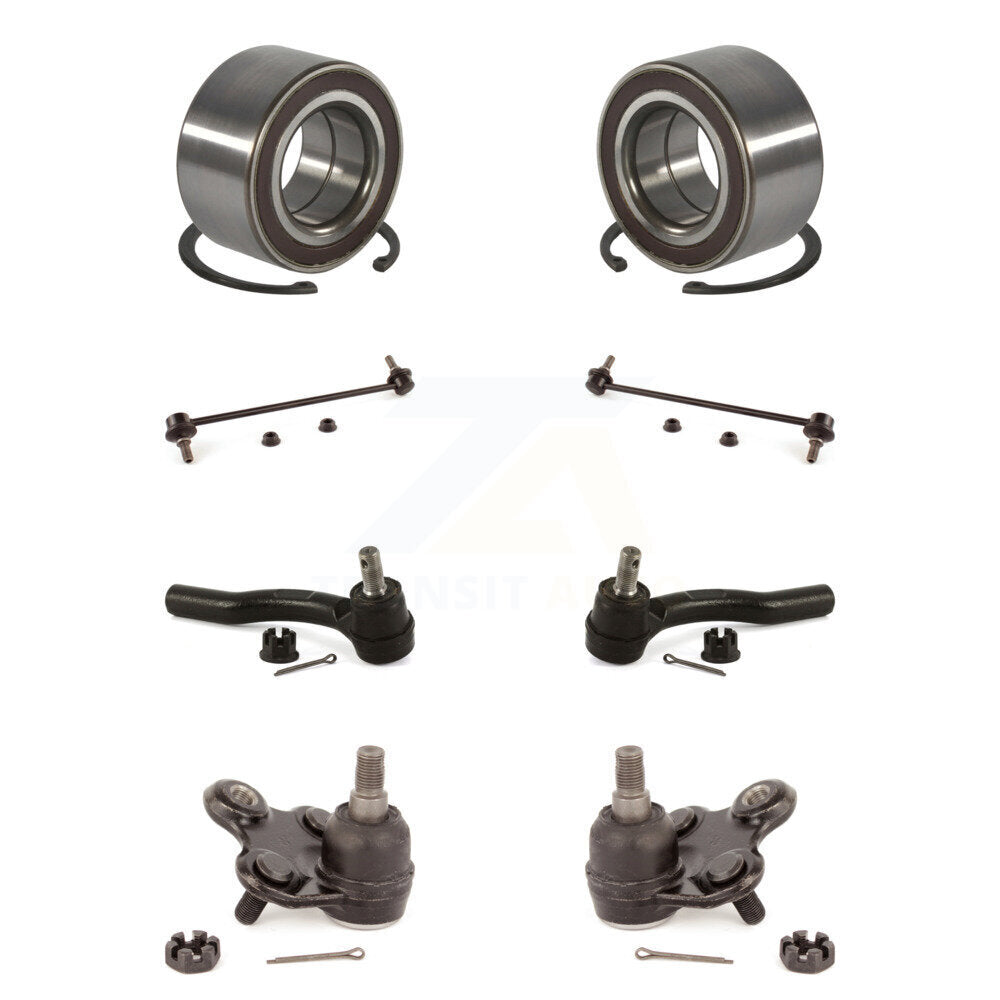 Bearing Lower Ball Joint Outer Tie Rod Link Front Kit (8Pc) For 12-16 Honda CR-V