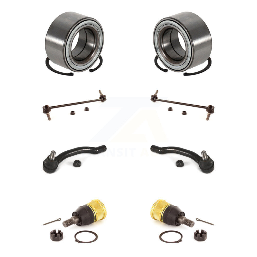 Bearing Lower Ball Joint Outer Tie Rod Link Front Kit (8Pc) For Honda Pilot MDX