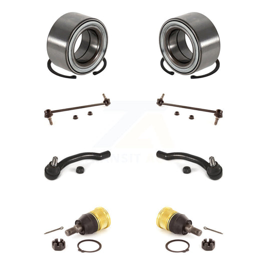 Bearing Lower Ball Joint Outer Tie Rod Link Front Kit (8Pc) For Honda Pilot MDX