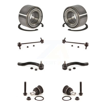 Bearing Lower Ball Joint Outer Tie Rod End Link Front Kit (8Pc) For Nissan Versa
