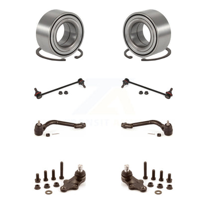 Bearing Lower Ball Joint Outer Tie Rod & Link Front Kit (8Pc) For Hyundai Tucson