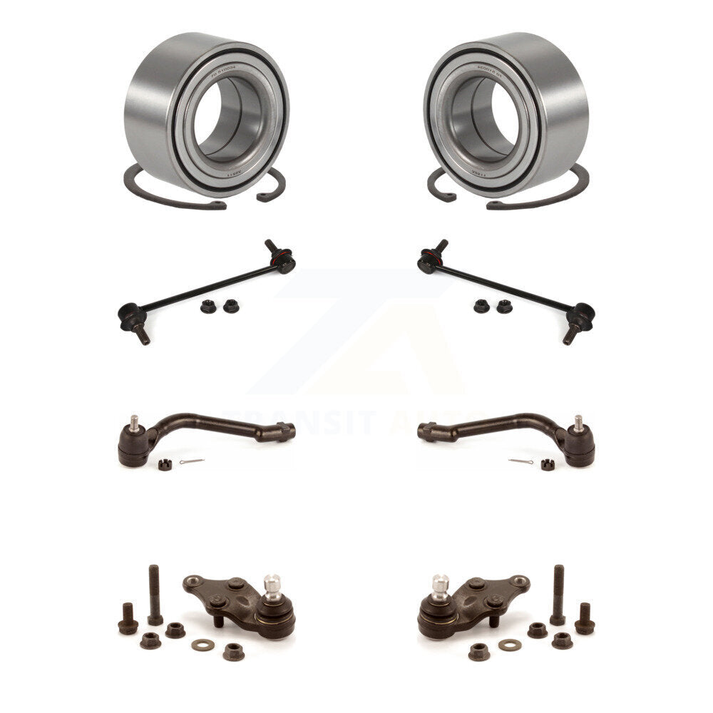 Bearing Lower Ball Joint Outer Tie Rod Link Front Kit (8Pc) For Kia Optima Azera