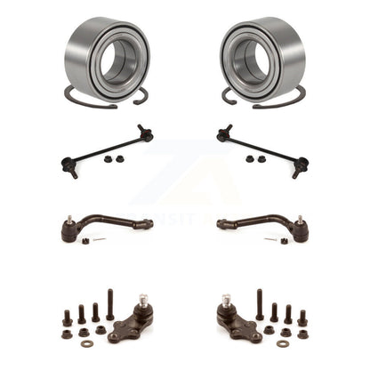 Bearing Lower Ball Joint Outer Tie Rod & Link Front Kit (8Pc) For Hyundai Sonata