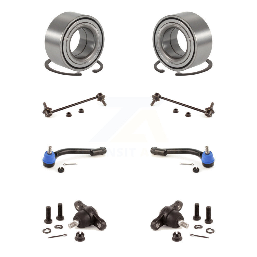 Bearing Lower Ball Joint Outer Tie Rod Link Front Kit (8Pc) For Kia Rondo Optima