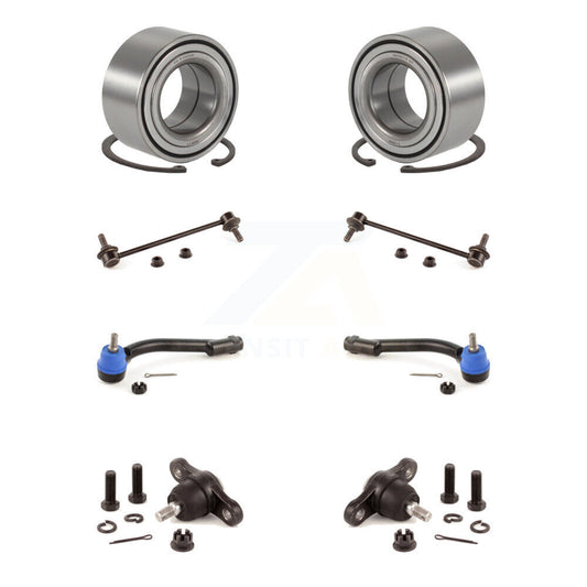 Bearing Lower Ball Joint Outer Tie Rod Link Front Kit (8Pc) For Kia Rondo Optima