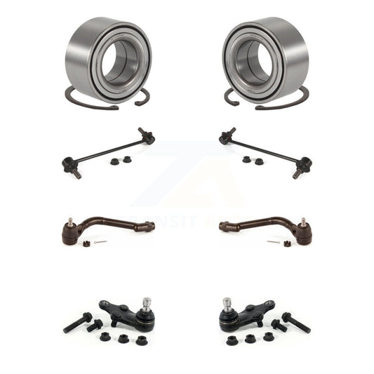 Bearing Lower Ball Joint Outer Tie Rod & Link Front Kit (8Pc) For Hyundai Tucson