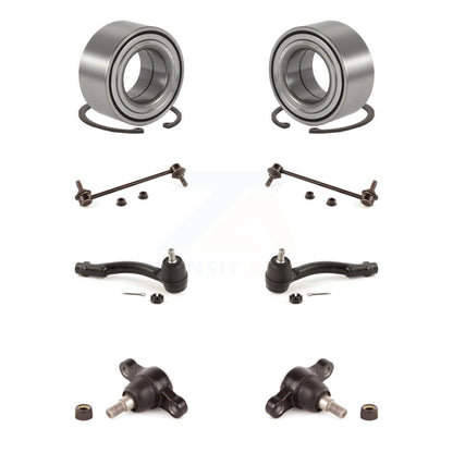 Wheel Bearing Lower Ball Joint Outer Tie Rod Link Front Kit (8Pc) For Kia Optima