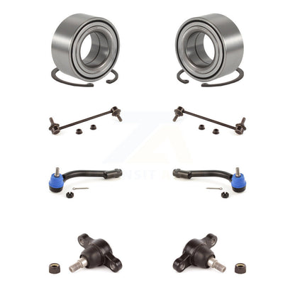 Wheel Bearing Lower Ball Joint Outer Tie Rod Link Front Kit (8Pc) For Kia Optima