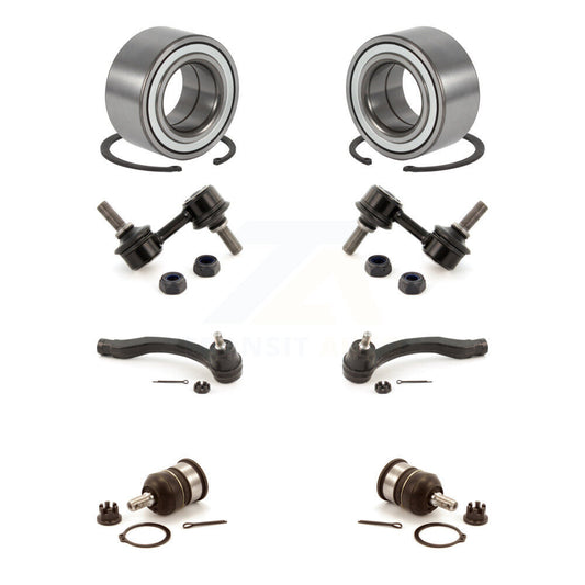 Bearing Lower Ball Joint Outer Tie Rod Link Front Kit (8Pc) For 97-01 Honda CR-V