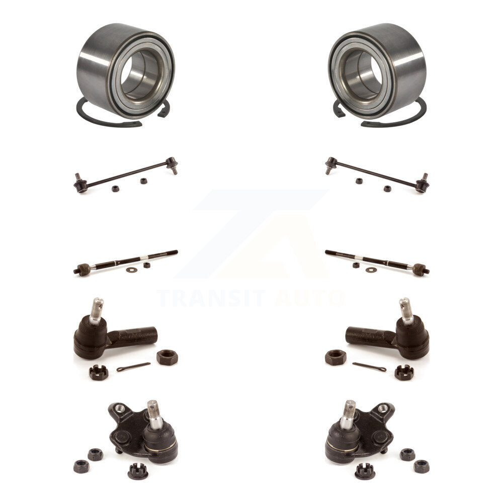 Bearing Lower Ball Joint Outer Inner Tie Rod & Link Front Kit (10Pc) For Toyota