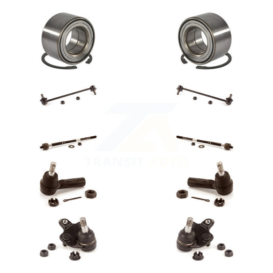 Bearing Lower Ball Joint Outer Inner Tie Rod & Link Front Kit (10Pc) For Toyota