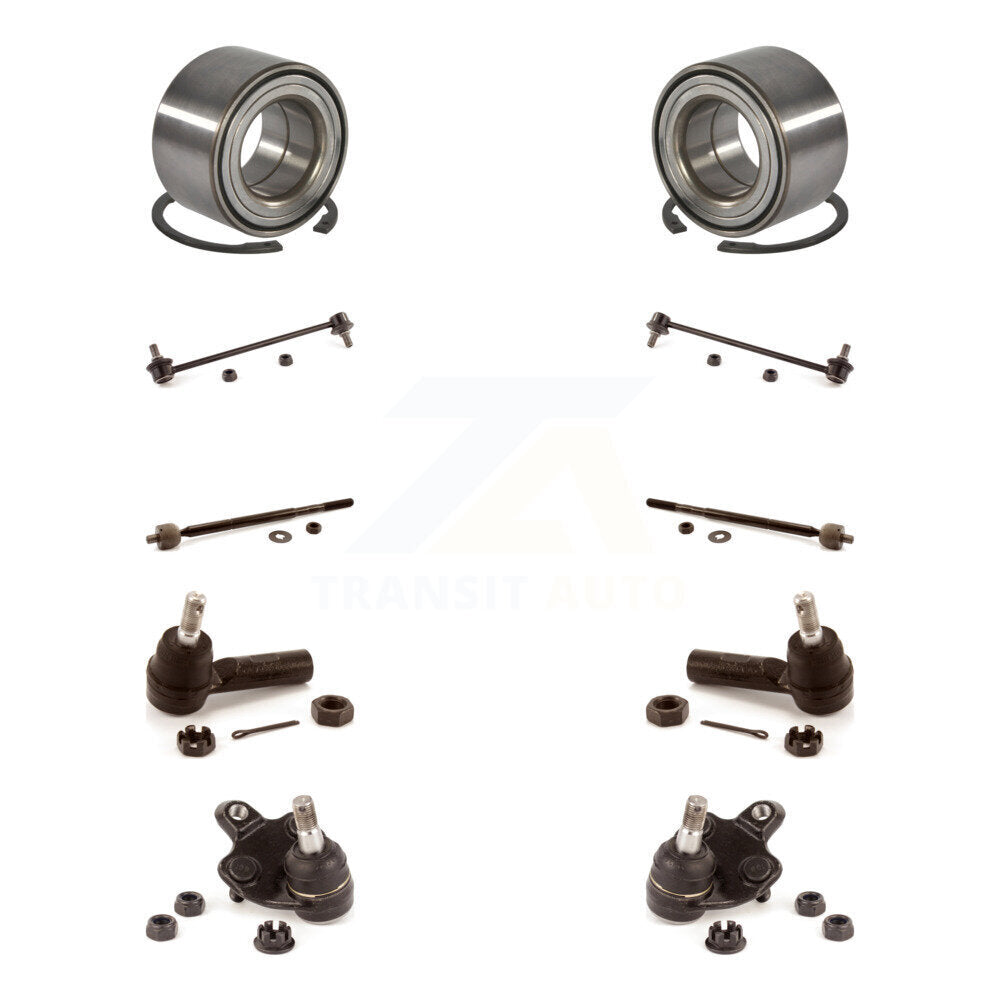 Bearing Lower Ball Joint Outer Inner Tie Rod & Link Front Kit (10Pc) For Toyota