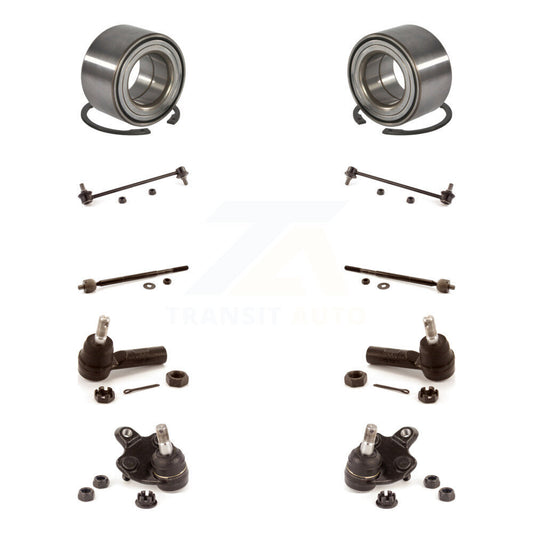 Bearing Lower Ball Joint Outer Inner Tie Rod & Link Front Kit (10Pc) For Toyota