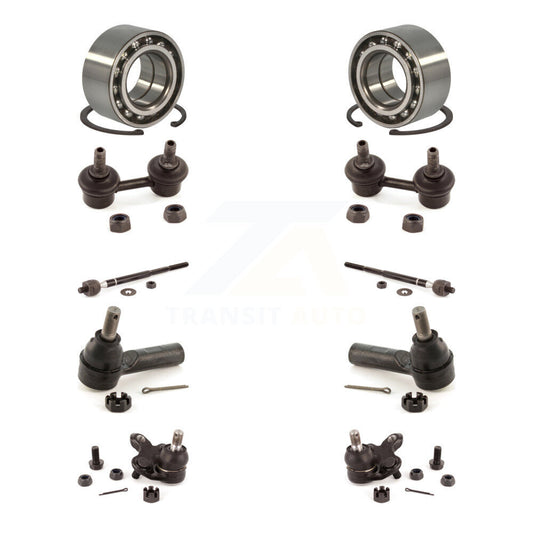 Bearing Lower Ball Joint Outer Inner Tie Rod & Link Front Kit (10Pc) For Toyota