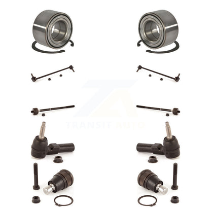 Bearing Lower Ball Joint Outer Inner Tie Rod End Link Front Kit (10Pc) For Ford