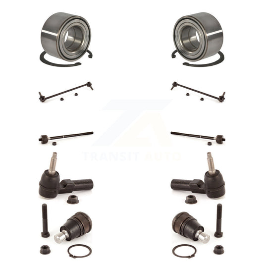 Bearing Lower Ball Joint Outer Inner Tie Rod End Link Front Kit (10Pc) For Ford