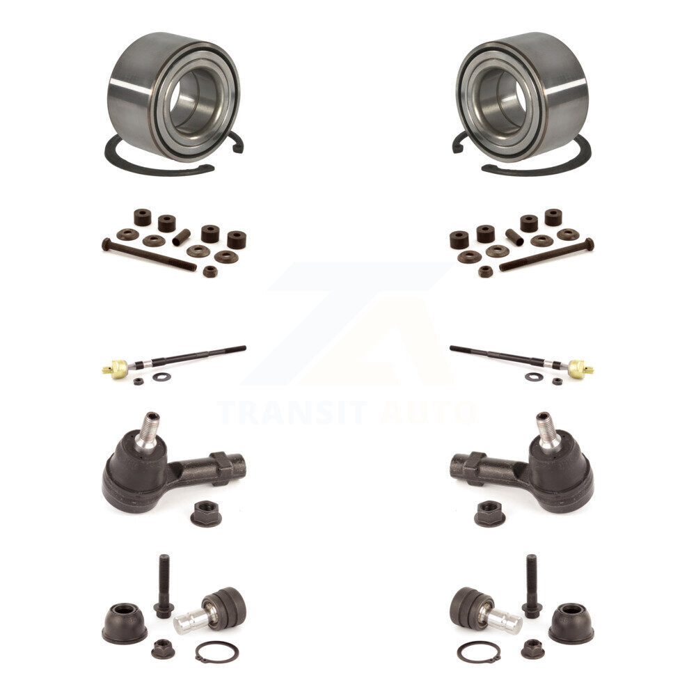 Wheel Bearing Lower Ball Joint Outer Inner Tie Rod & Sway Bar Link Front Kit For