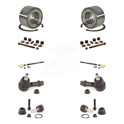 Wheel Bearing Lower Ball Joint Outer Inner Tie Rod & Sway Bar Link Front Kit For