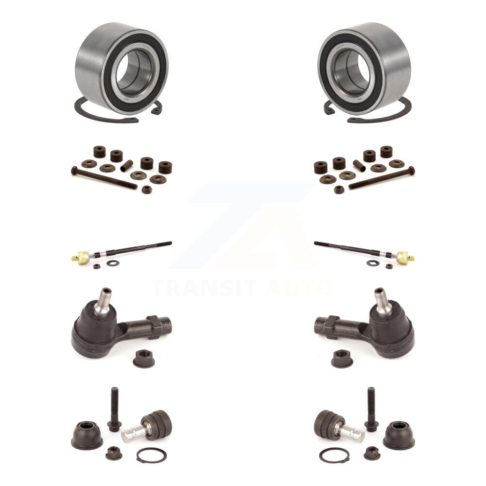 Wheel Bearing Lower Ball Joint Outer Inner Tie Rod & Sway Bar Link Front Kit For