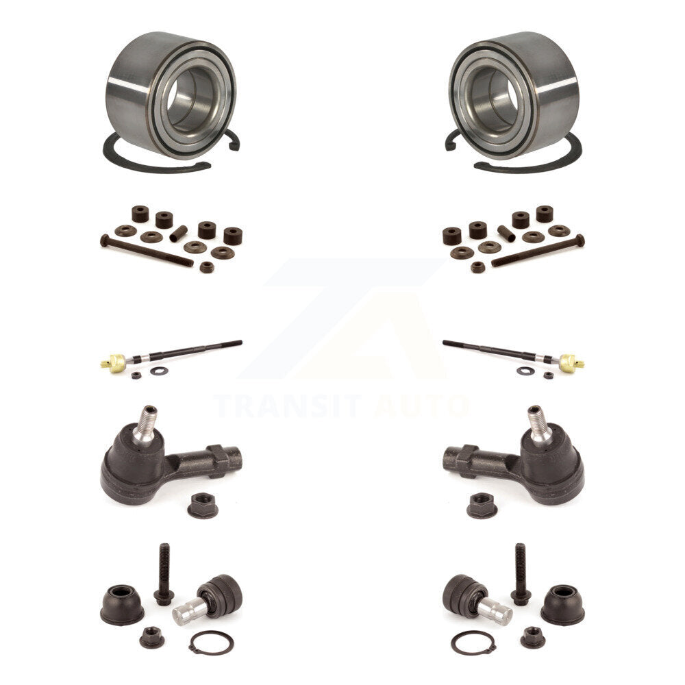 Wheel Bearing Lower Ball Joint Outer Inner Tie Rod & Sway Bar Link Front Kit For