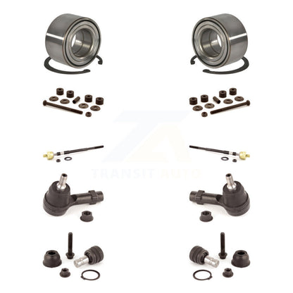 Wheel Bearing Lower Ball Joint Outer Inner Tie Rod & Sway Bar Link Front Kit For