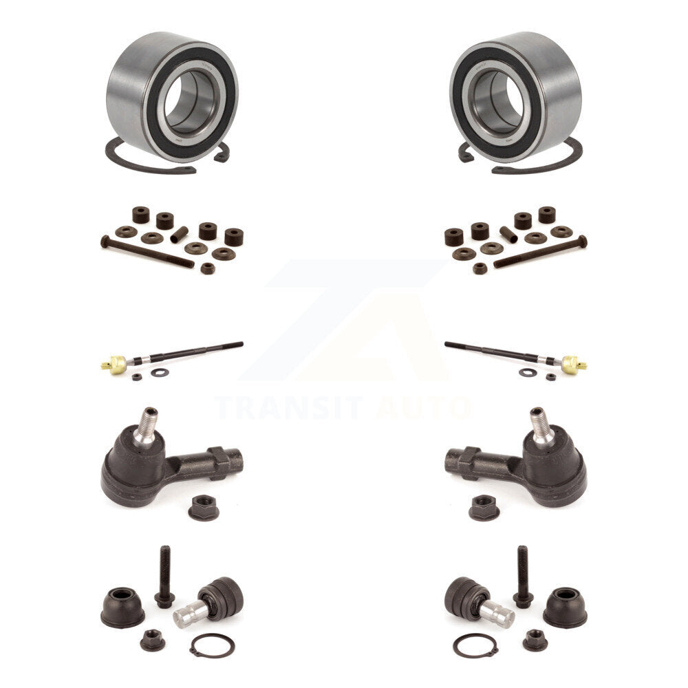 Wheel Bearing Lower Ball Joint Outer Inner Tie Rod & Sway Bar Link Front Kit For