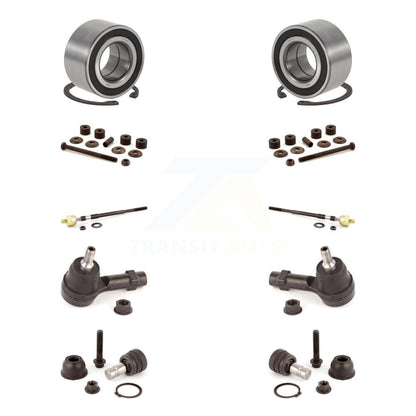 Wheel Bearing Lower Ball Joint Outer Inner Tie Rod & Sway Bar Link Front Kit For