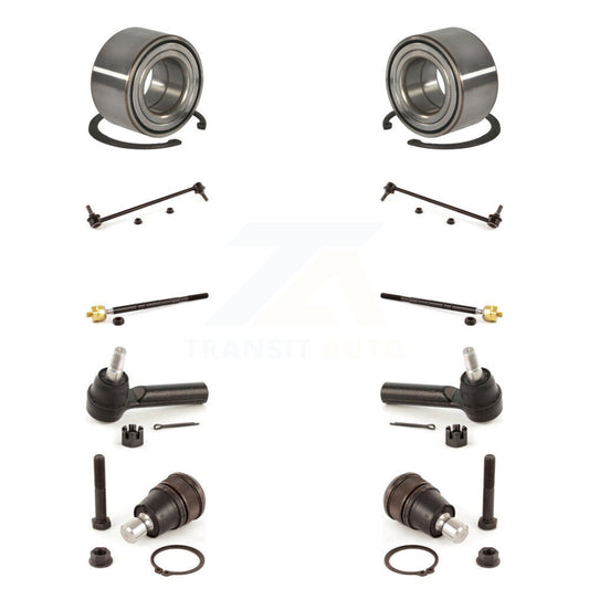 Bearing Lower Ball Joint Outer Inner Tie Rod End Link Front Kit (10Pc) For Ford