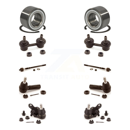 Bearing Lower Ball Joint Outer Inner Tie Rod & Link Front Kit (10Pc) For Toyota