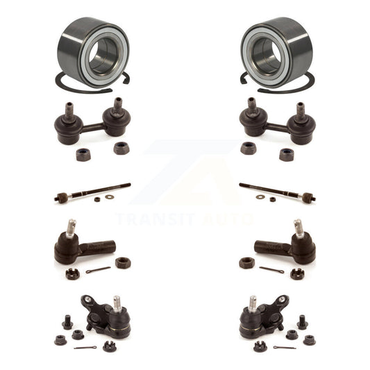 Bearing Lower Ball Joint Outer Inner Tie Rod & Link Front Kit (10Pc) For Toyota