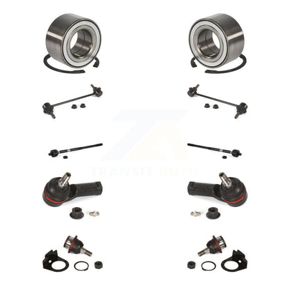 Wheel Bearing Lower Ball Joint Outer Inner Tie Rod & Sway Bar Link Front Kit For