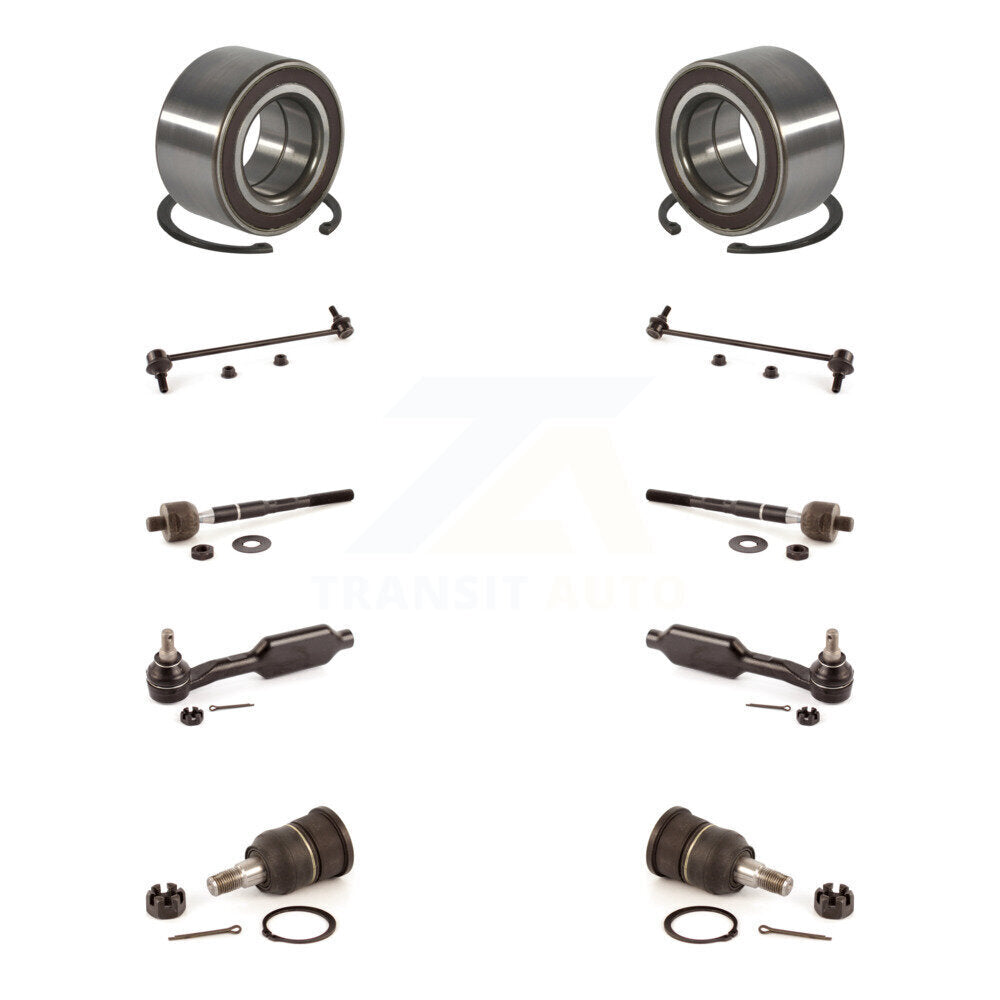 Bearing Lower Ball Joint Outer Inner Tie Rod & Link Front Kit For Honda Odyssey
