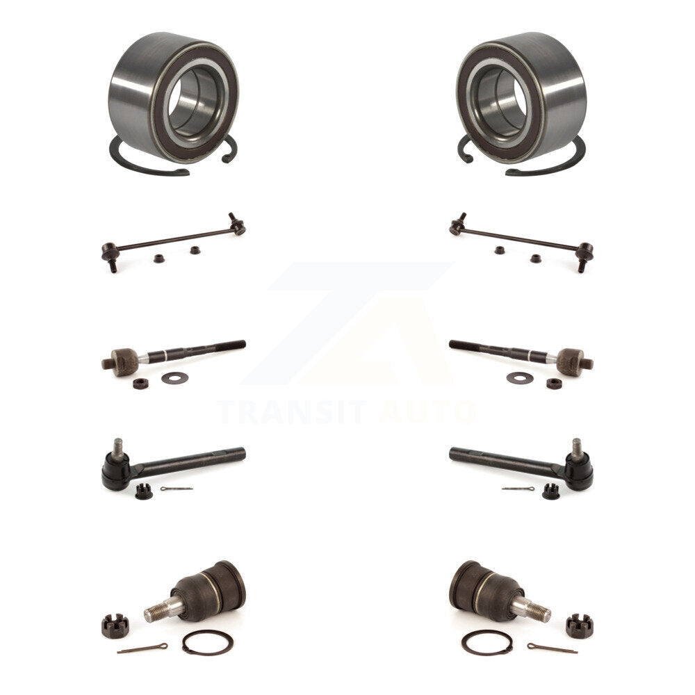 Bearing Lower Ball Joint Outer Inner Tie Rod & Link Front Kit For Honda Odyssey