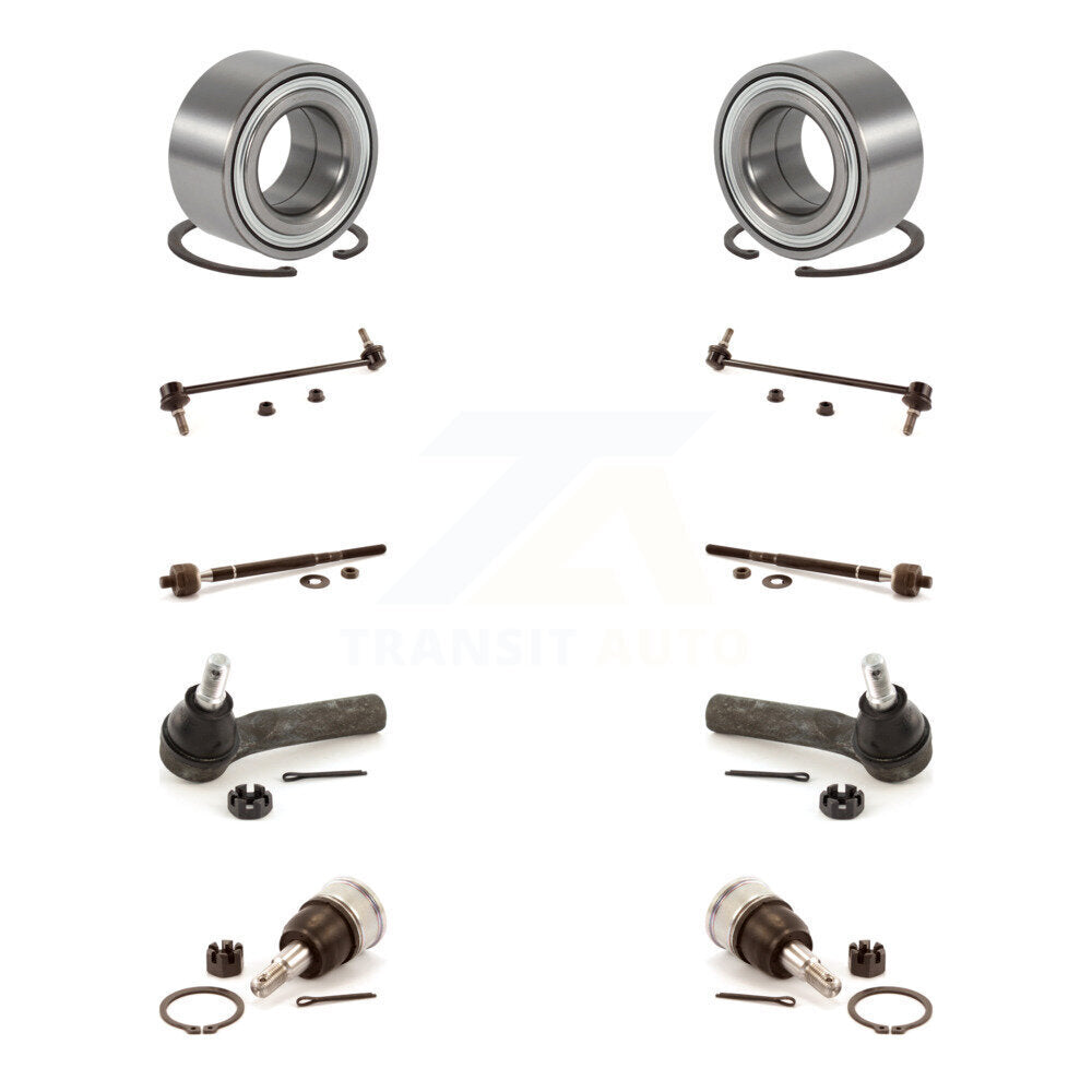 Bearing Lower Ball Joint Outer Inner Tie Rod & Link Front Kit For Honda Odyssey