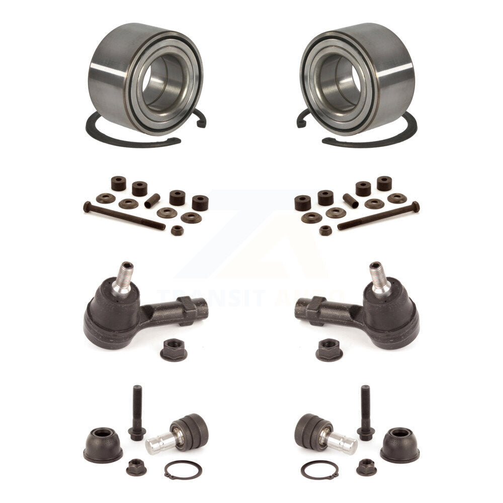 Bearing Lower Ball Joint Outer Tie Rod End Link Front Kit For Mitsubishi Lancer