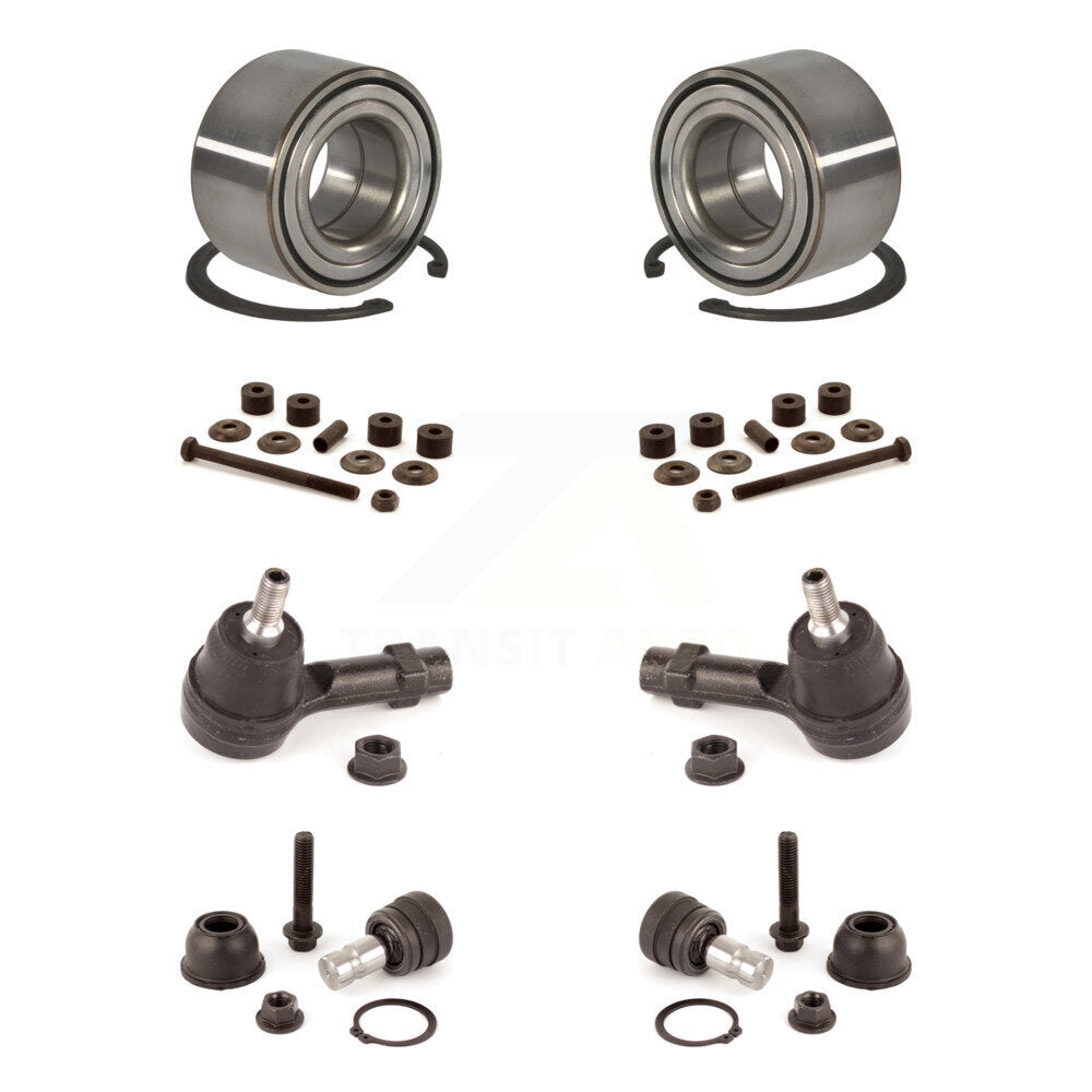 Bearing Lower Ball Joint Outer Tie Rod End Link Front Kit For Mitsubishi Lancer