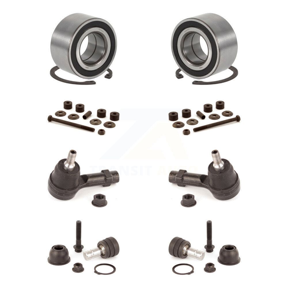 Bearing Lower Ball Joint Outer Tie Rod End Link Front Kit For Mitsubishi Lancer