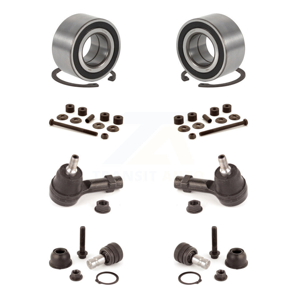 Bearing Lower Ball Joint Outer Tie Rod End Link Front Kit For Mitsubishi Lancer