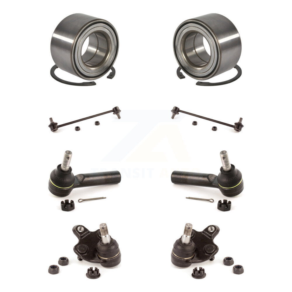Bearing Lower Ball Joint Outer Tie Rod Link Front Kit For Toyota Corolla Matrix