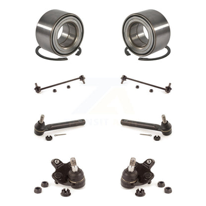 Wheel Bearing Lower Ball Joint Outer Tie Rod & Link Front Kit For Toyota Corolla