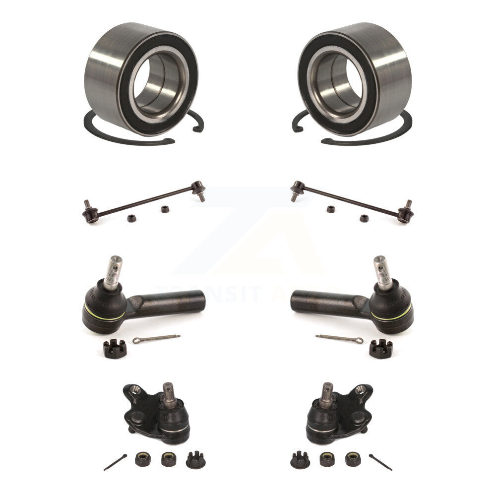 Bearing Lower Ball Joint Outer Tie Rod Link Front Kit For Toyota Matrix Pontiac