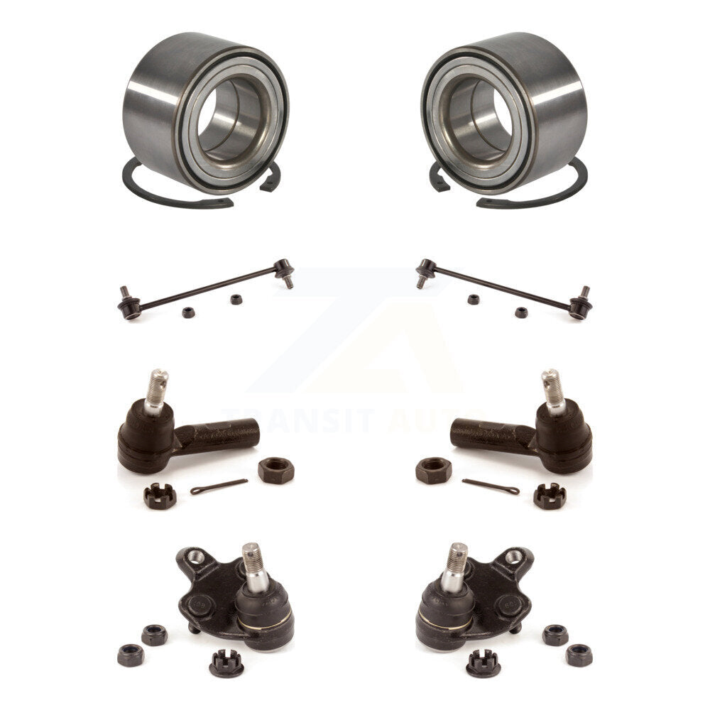 Bearing Lower Ball Joint Outer Tie Rod Link Front Kit For Toyota Matrix Pontiac