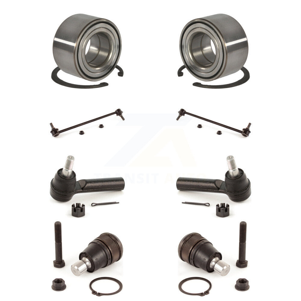 Bearing Lower Ball Joint Outer Tie Rod End Link Front Kit For Ford Escape Mazda