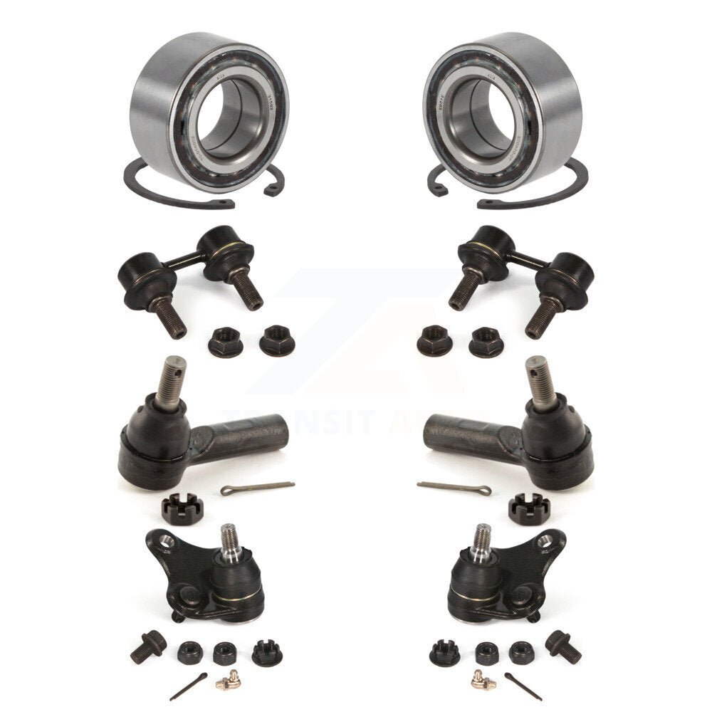 Bearing Lower Ball Joint Outer Tie Rod & Link Front Kit For Toyota RAV4 4 doors