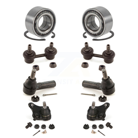 Bearing Lower Ball Joint Outer Tie Rod & Link Front Kit For Toyota RAV4 2 doors