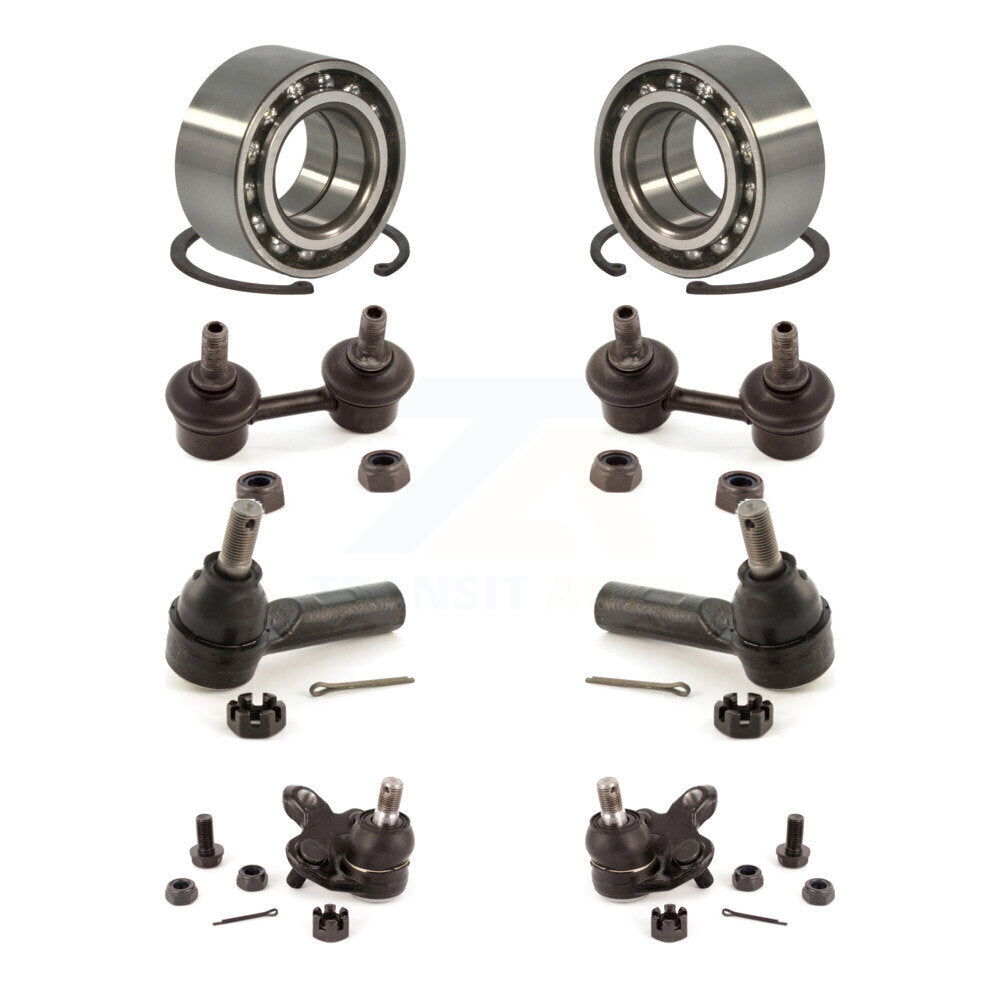 Bearing Lower Ball Joint Outer Tie Rod & Link Front Kit For Toyota Corolla Prizm